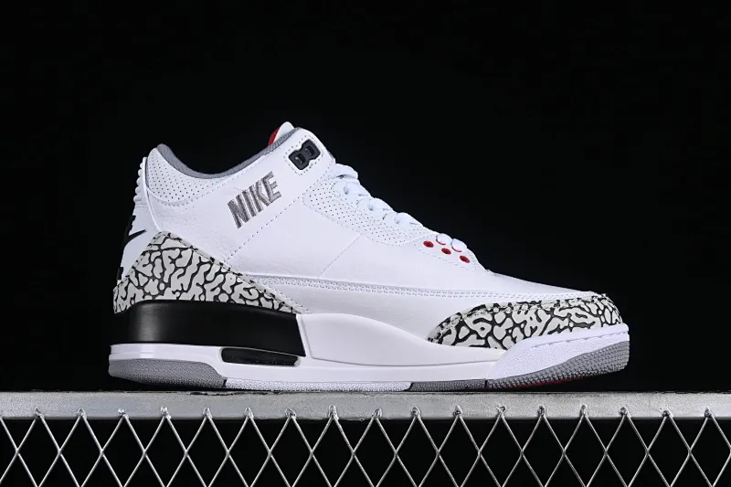 All categories Air Jordan Jordan series basketball shoes Air Jordan 3 Air Jordan 3 "Tinker Hatfield" AJ3 Joe 3 manuscript white cement hook AV6683-160